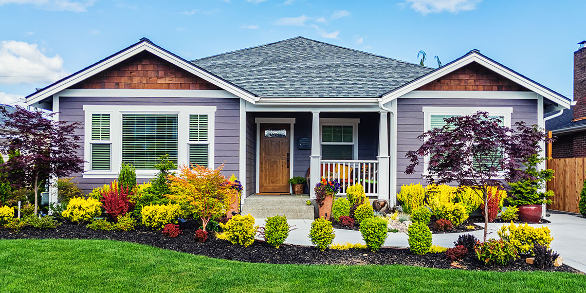 An image of a well landscaped home.